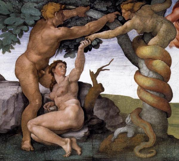 Michelangelo Buonarroti The Fall