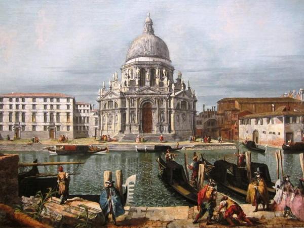 The Church Of Santa Maria Della Salute, Venice by Michele Giovanni Marieschi Oil Painting Reproductions