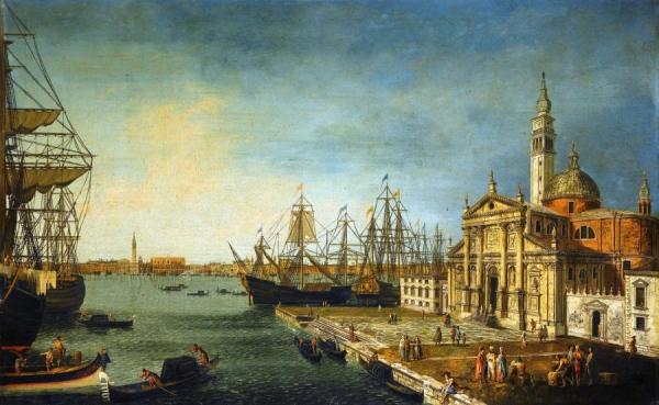 Venice, A View Of The Bacino Di San Marco From The Church And Island Of San Giorgio Maggiore by Michele Giovanni Marieschi