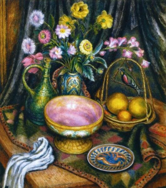 Still Life With Flowers by Middleton Manigault