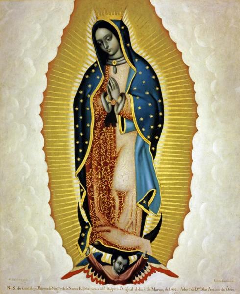La Virgen De Guadalupe by Miguel Cabrera