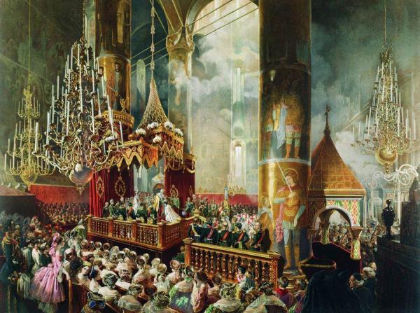 The Coronation by Mihaly Zichy