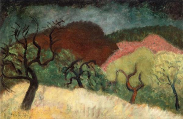 Autumn Landscape by Milton Avery