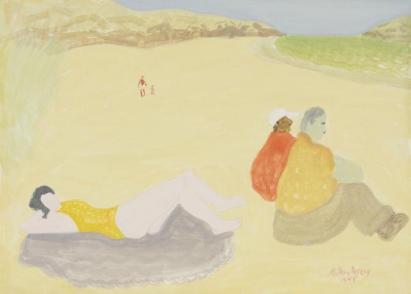 Bathers And Watchers by Milton Avery