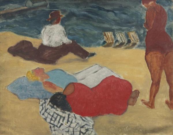 Beach Lizards by Milton Avery
