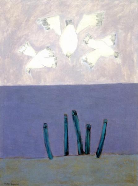 Birds Over Sea by Milton Avery Oil Painting Reproductions