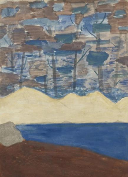 Brook In The Forest by Milton Avery