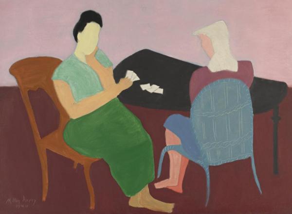 Card Game by Milton Avery