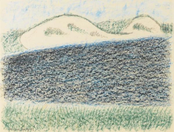 Choppy Lake by Milton Avery