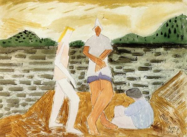 Figures On A Beach by Milton Avery