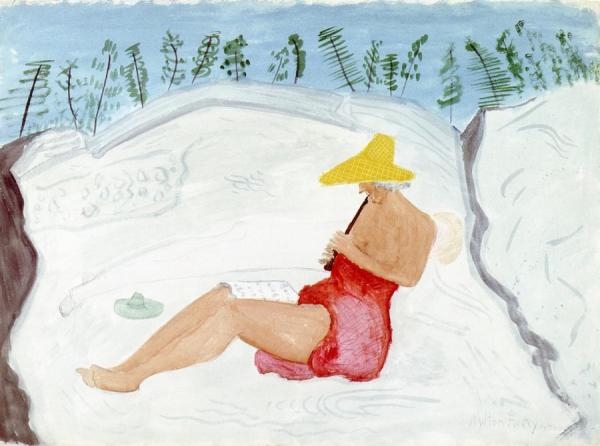 Flute Player by Milton Avery