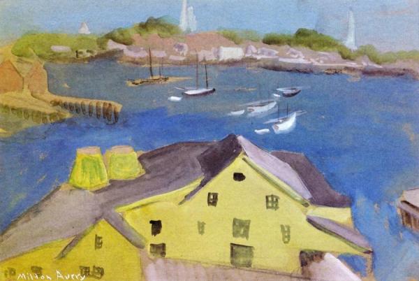 Harbor At Dusk by Milton Avery