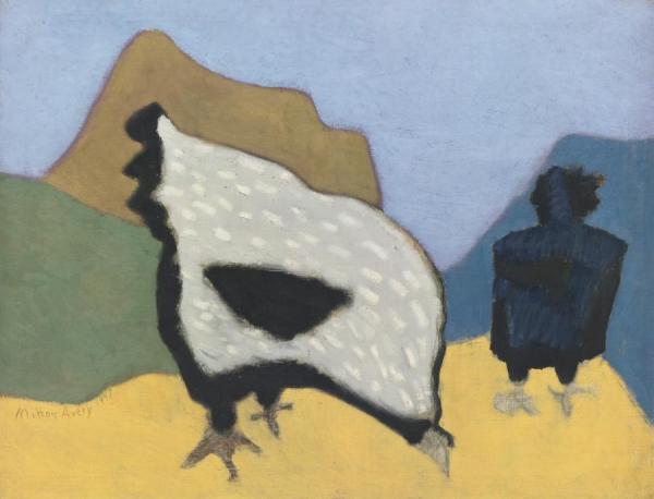 Hens by Milton Avery