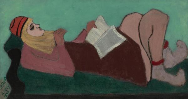 March Relaxed by Milton Avery