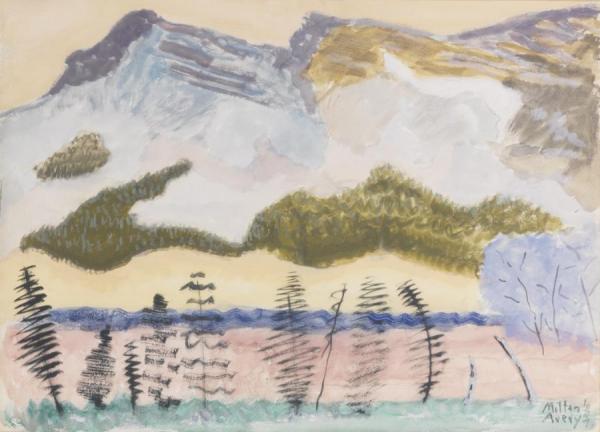 Milton Avery Mountain Landscape I