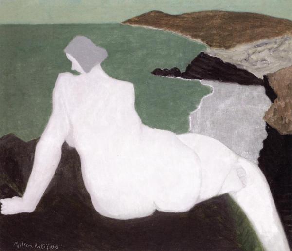 Nude On The Beach by Milton Avery