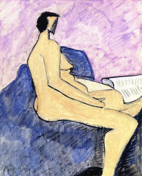 Nude Reading by Milton Avery