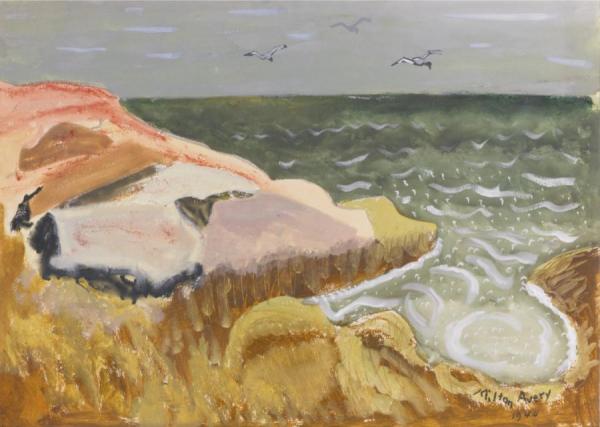 Ocean With Gulls by Milton Avery Oil Painting Reproductions