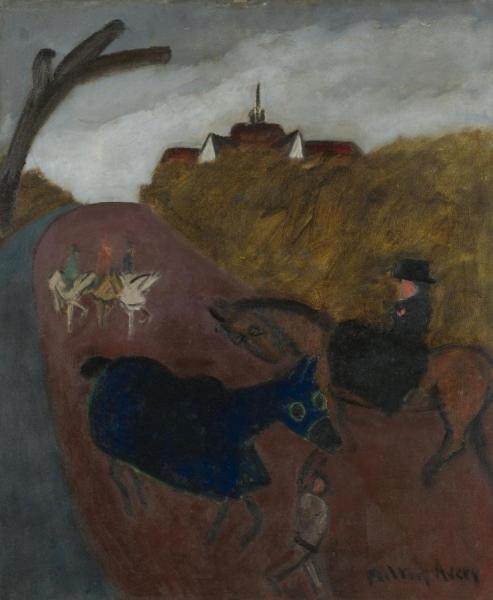 Park Riders by Milton Avery Oil Painting Reproductions