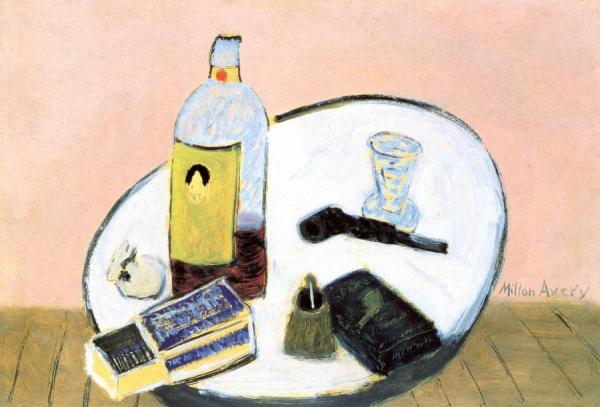 Pink Still Life by Milton Avery