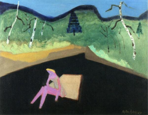 Quarry Bather by Milton Avery