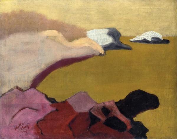 Rocks And Sea by Milton Avery