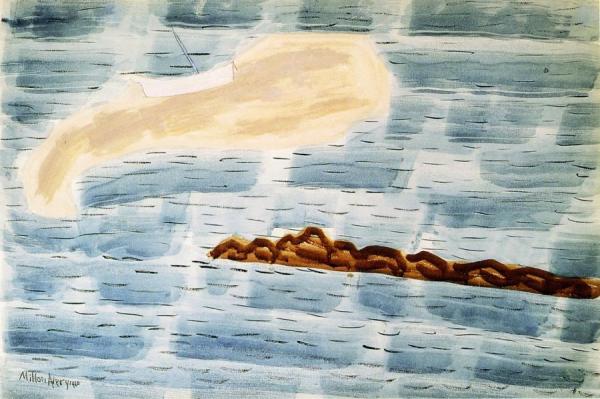 Sandspit And Jetty by Milton Avery