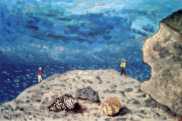 Milton Avery Shells And Fishermen