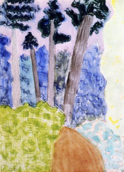 Tall Trees by Milton Avery Oil Painting Reproductions