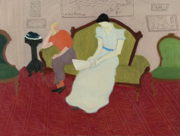 The Reader And The Listener by Milton Avery
