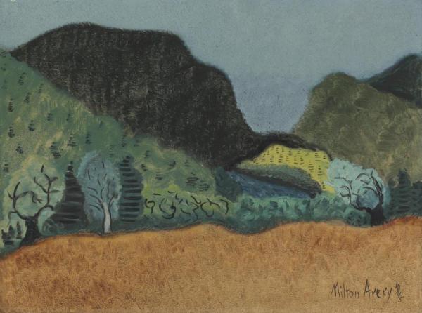 Trees And Hills by Milton Avery