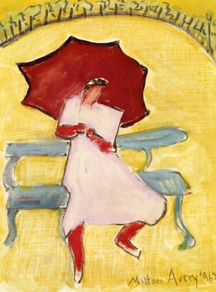 Waiting Woman by Milton Avery