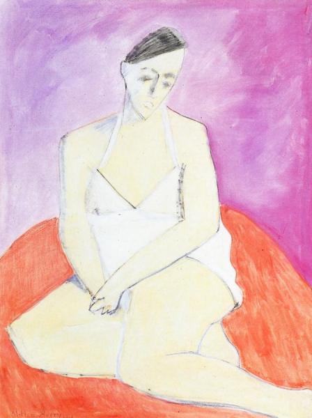White Chemise by Milton Avery