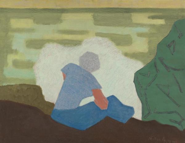 Milton Avery Woman On Wave