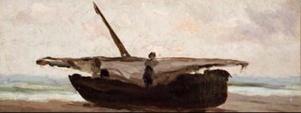 La Barca by Modesto Urgell I Inglada