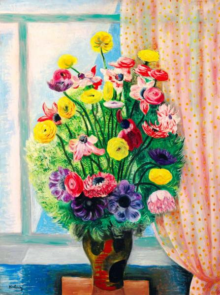 Bouquet De Fleurs by Moise Kisling
