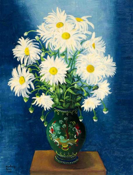 Marguerites, 1948 by Moise Kisling