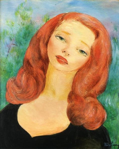 A Redhead by Moise Kisling