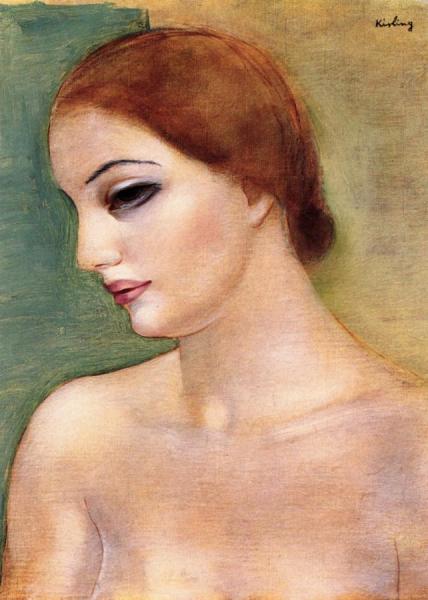 Blond Head by Moise Kisling