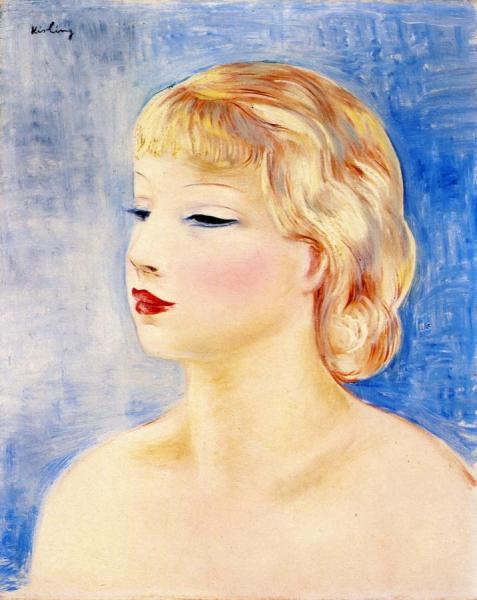 Blond Woman by Moise Kisling