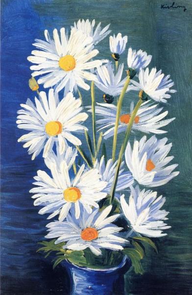 Daisies by Moise Kisling