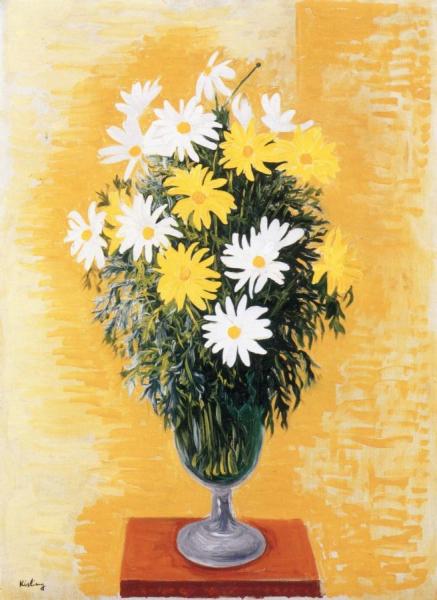 Daisies by Moise Kisling