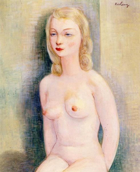 Female Nude by Moise Kisling