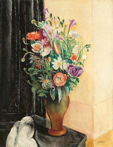 Flowers by Moise Kisling