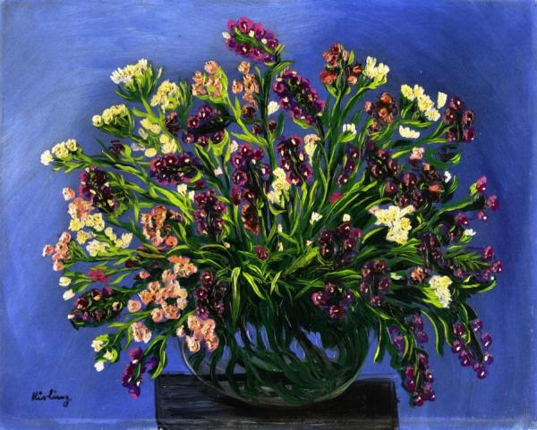 Flowers by Moise Kisling