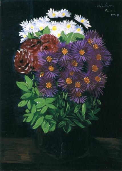 Flowers by Moise Kisling