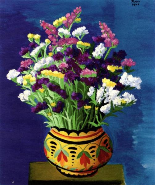 Flowers by Moise Kisling