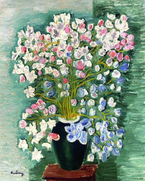 Flowers by Moise Kisling