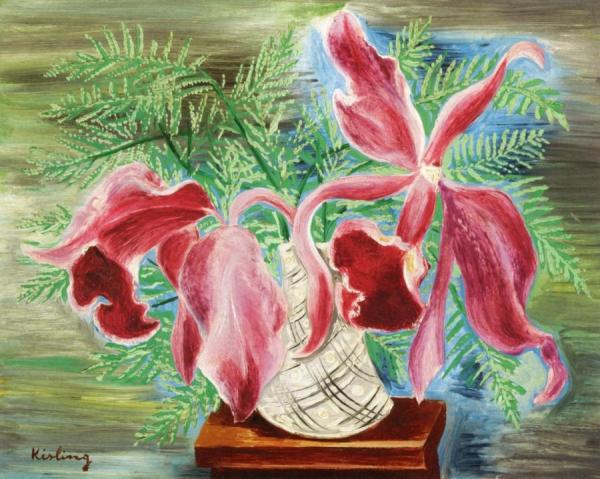 Flowers by Moise Kisling