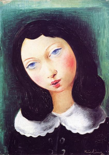 Girl by Moise Kisling Oil Painting Reproductions